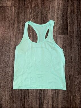 Women’s Racerback Tank Top - Mint Green - Lululemon CROP